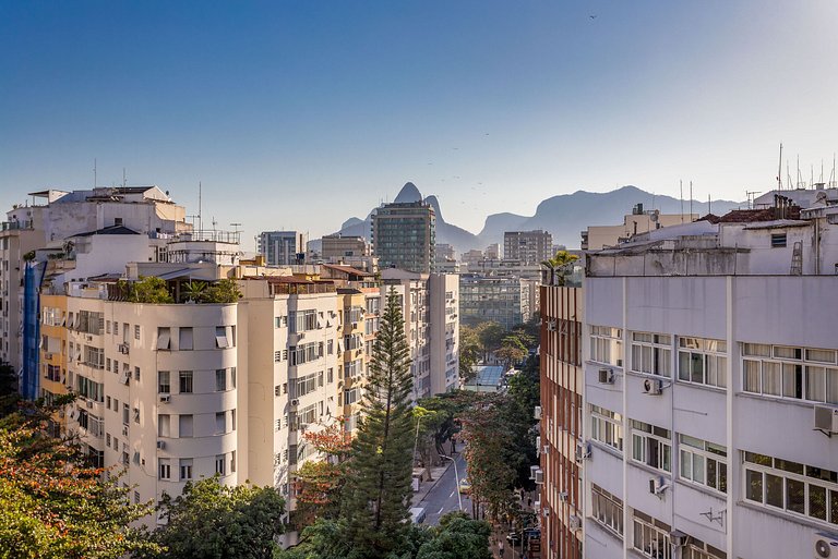 2 Quartos à 800m Praia de Ipanema e 200m Metrô